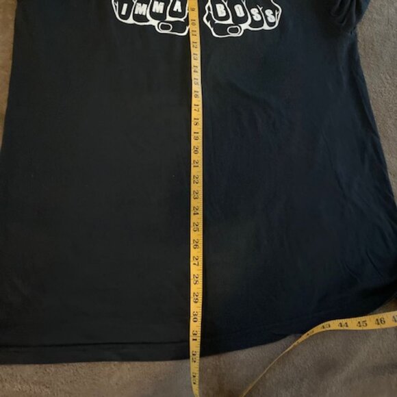 Talha 100% Cotton IMMA a BOSS Black T-Shirt 3XL - Picture 4 of 5